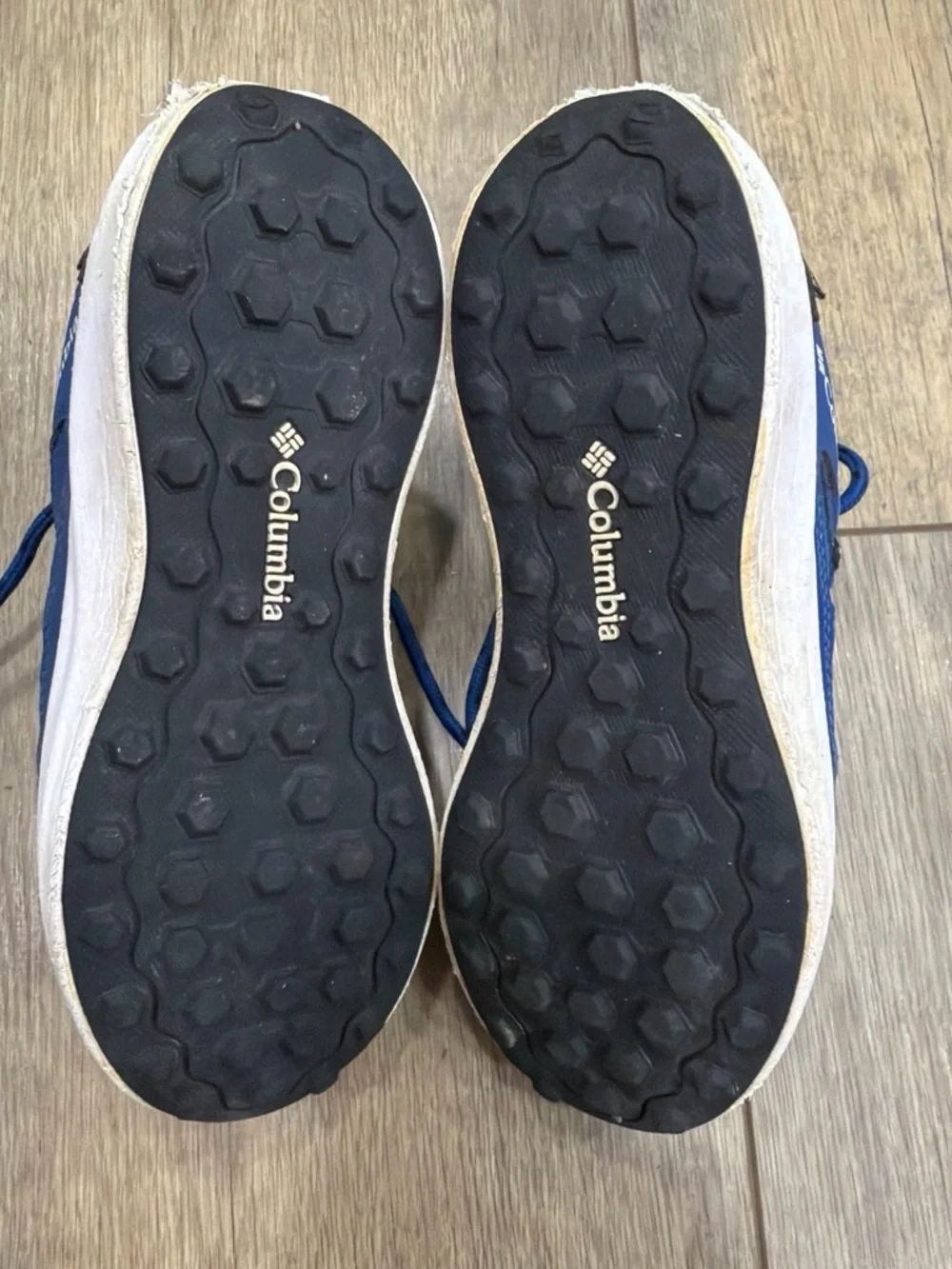 Columbia Boys Blue Mesh Lace-Up Sneakers